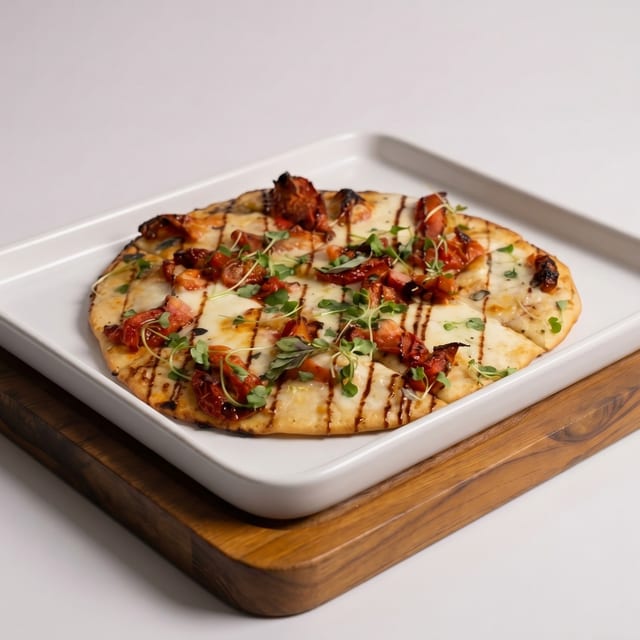 House BBQ Chicken Flatbread.