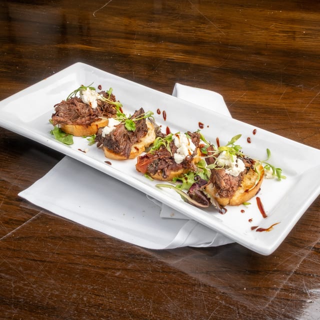 Braised Short Rib Crostini.