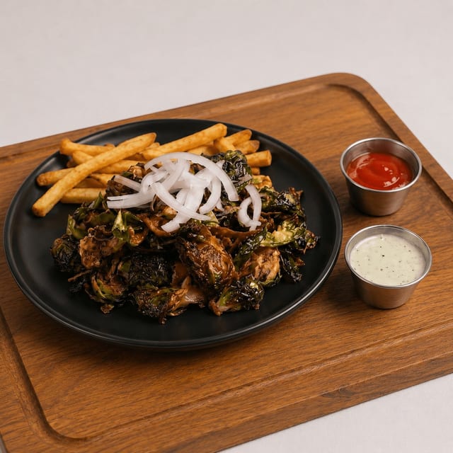 Classic Fried Brussels.