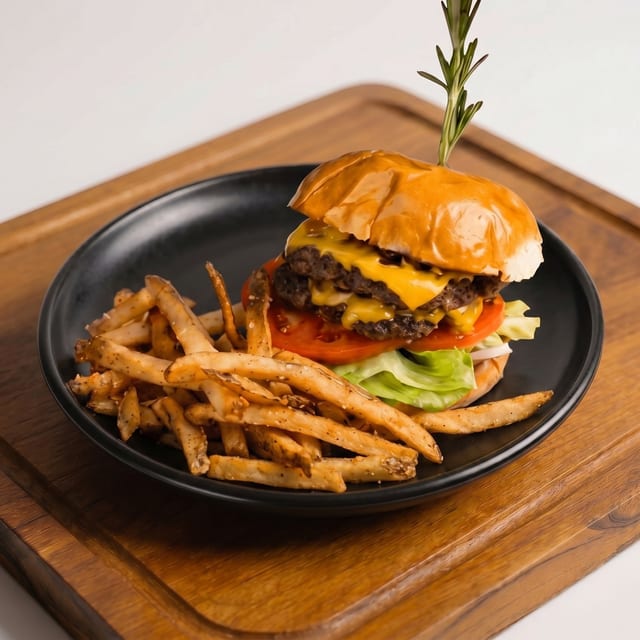 Classic Smash Burger.