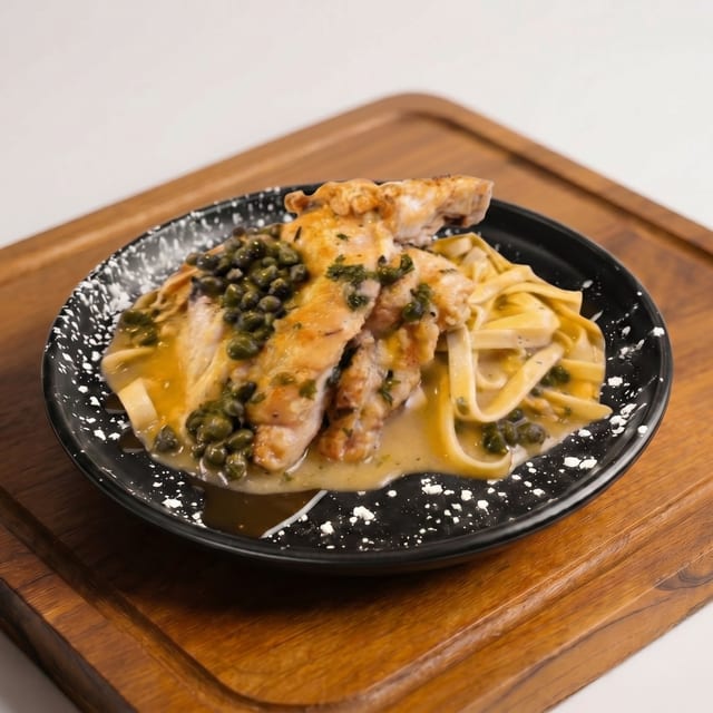 Lemon Caper Chicken.